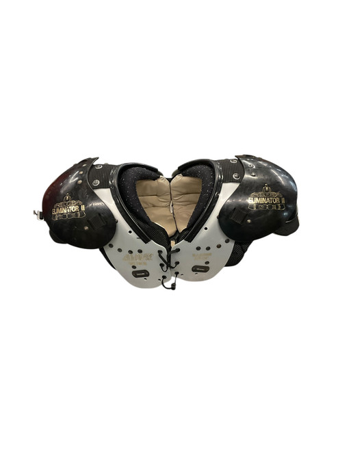 Vist Large View of Product Image Which is Used All-Star ELIMINATOR II FB Shoulder Pads Black XL