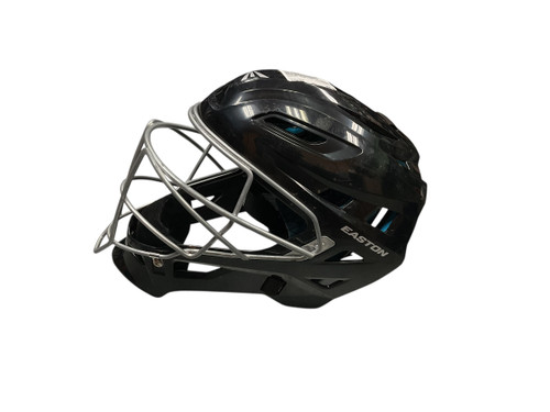 Vist Large View of Product Image Which is Used Easton GAMETIME Catchers Helmet w/Mask Black LG