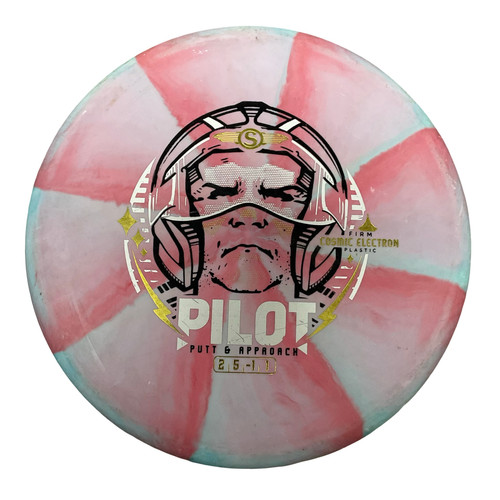 Vist Large View of Product Image Which is Used Streamline FIRM COSMIC ELECTRON PILOT Disc Golf Putter Royal Blue