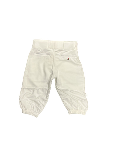 Vist Large View of Product Image Which is Used Alleson BASEBALL PANTS YOUTH BB/SB Pant Boys White And Black MD