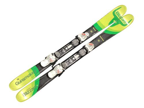 Vist Large View of Product Image Which is Used Blizzard GUNSMOKE JR Boys Downhill Ski/Binding Black 119 cm