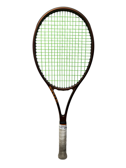 Vist Large View of Product Image Which is Used Wilson Pro Staff 97 Version 14 Adult 4 1/4” Tennis Racquet - Brown