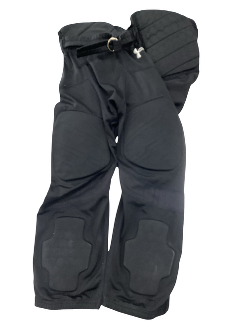 Vist Large View of Product Image Which is Used Under Armour Adult FB Integrated Pants Black SM