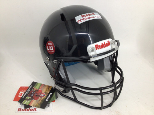 Vist Large View of Product Image Which is Used Riddell 2025 VICTOR I YOUTH L/XL FB HELMET FB Helmet Black L/XL