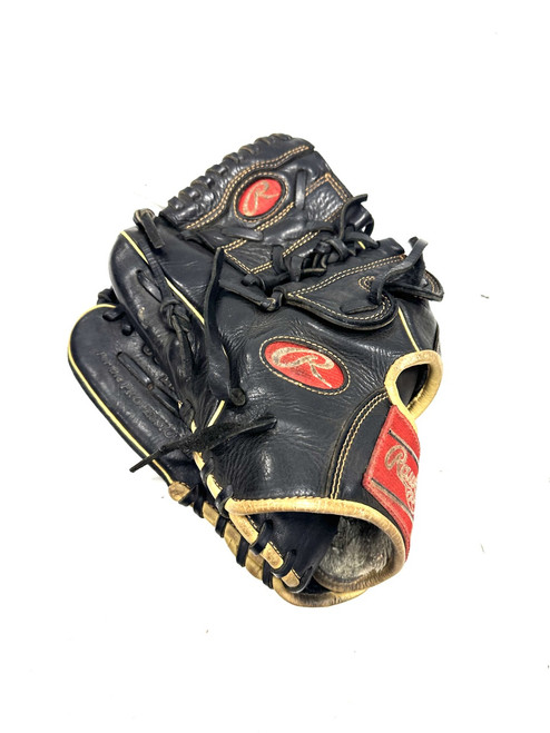 Vist Large View of Product Image Which is Used Rawlings GOLD GLOVE ELITE BB/SB Glove LH Throw Black 12"