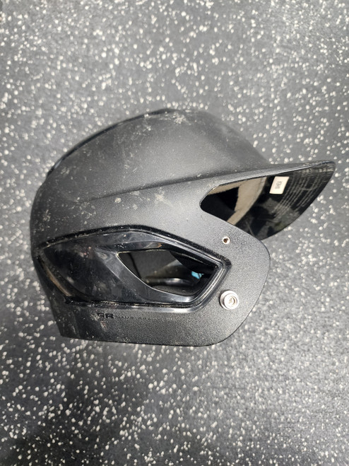 Vist Large View of Product Image Which is Used Easton GAMETIME II Batting Helmet No Mask Black One Size