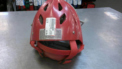 Vist Large View of Product Image Which is Used Louisville Slugger CATCHER HELMET Catchers Helmet w/Mask Red SM