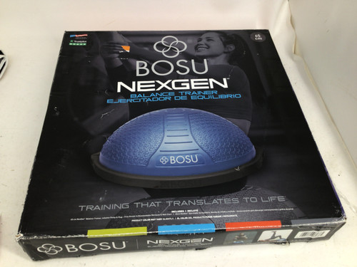 Vist Large View of Product Image Which is Used Bosu NEXGEN BALANCE TRAINER Balance Board Navy Blue