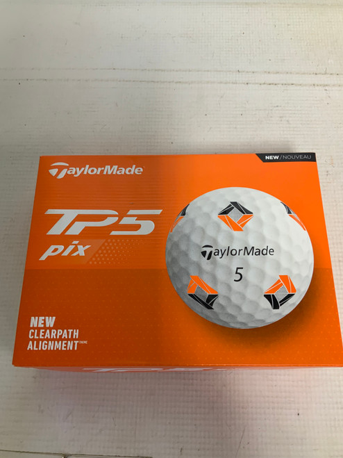 Vist Large View of Product Image Which is Used Taylormade TP5 PIX 12 Pack - Golf Balls