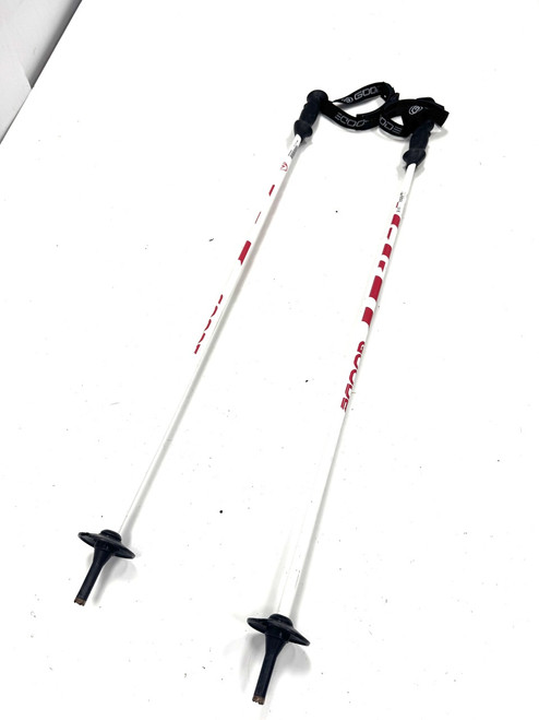 Vist Large View of Product Image Which is Used Goode GOODE SKI POLE Girls DH Ski Pole White 95 cm / 38 in