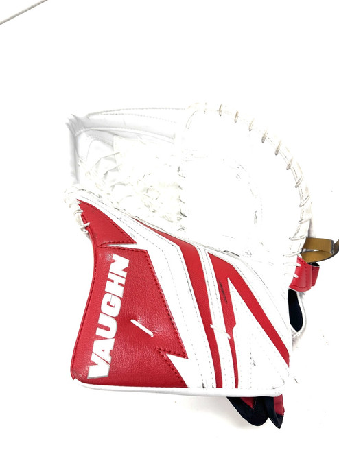 Vist Large View of Product Image Which is Used Vaughn SLR4 INT CATCHER Inter Goalie Catcher White And Red