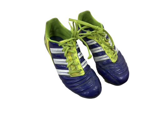 Vist Large View of Product Image Which is Used Adidas PREDATOR Soccer Cleats Navy Blue Junior 05