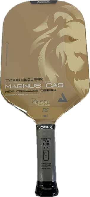 Vist Large View of Product Image Which is Used JOOLA MAGNUS CAS Pickleball Racquet Brown