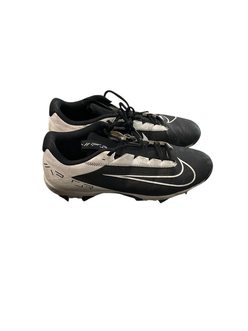 Vist Large View of Product Image Which is Used Nike VAPOR BB CLEATS BB/SB Cleats Black And White Senior 12