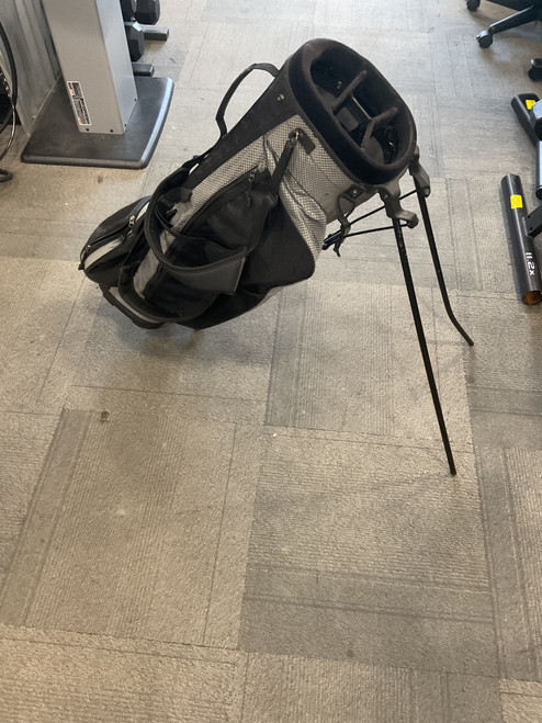 Vist Large View of Product Image Which is Used MENS STAND BAG Mens Stand Bag Black And Grey