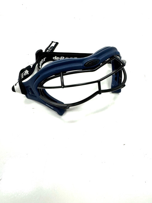 Vist Large View of Product Image Which is Used DeBeer LUCENT Lacrosse Facial Protect Navy Blue Senior