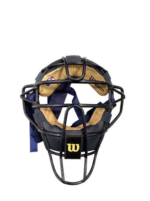 Vist Large View of Product Image Which is Used Wilson CATCHERS MASK Catchers Mask Navy Blue
