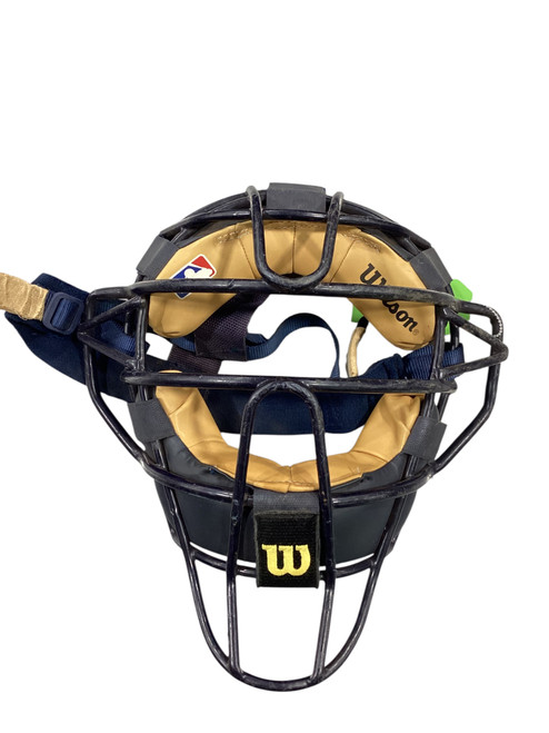 Vist Large View of Product Image Which is Used Wilson CATCHERS MASK Catchers Mask Navy Blue