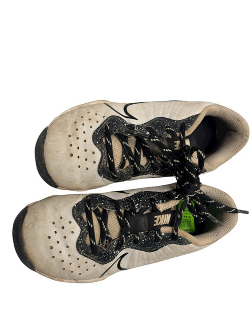 Vist Large View of Product Image Which is Used Nike ALPHA HUARACHE 4 KEYSTONE DJ6525-106 Baseball Cleats Black Youth 12.0