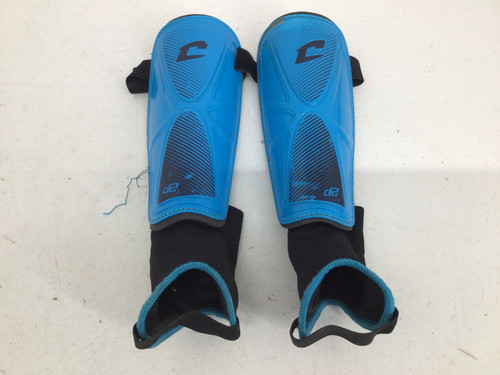 Vist Large View of Product Image Which is Used Champro D2 ADULT MED SOCCER SHINGUARD Soccer Shin Guards Adult Royal Blue MD