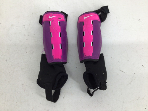 Vist Large View of Product Image Which is Used Nike YTH MD SHINGUARDS Soccer Shin Guards Youth Pink MD