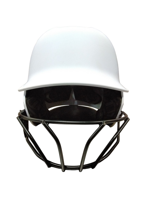 Vist Large View of Product Image Which is Used Evoshield Batting Helmet w/Mask White SM