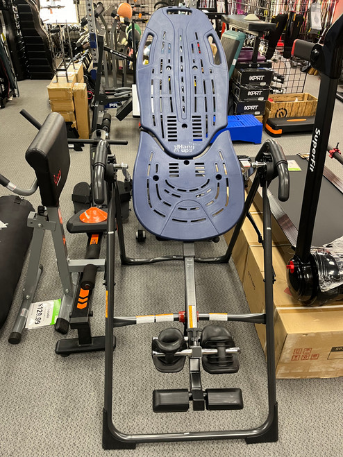 Vist Large View of Product Image Which is Used Teeter EP-560 Inversion Table Navy Blue