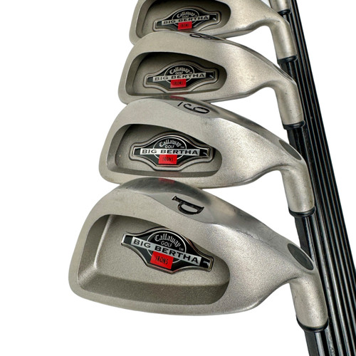 Vist Large View of Product Image Which is Used Callaway BIG BERTHA 1994 Men's RH Iron Set 3I-PW Regular Flex Graphite Shaft