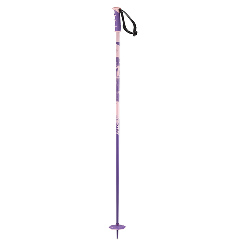 Vist Large View of Product Image Which is New Salomon Steep 2026 Ski Poles- Purple/Pink 120cm