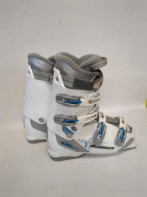 Vist Large View of Product Image Which is Used Nordica NFS CRUISE Womens DH Ski Boot White 260 MP - M08 - W09