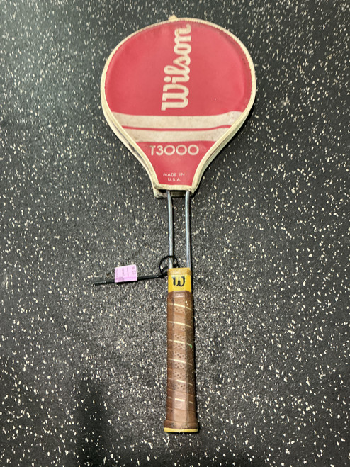 Vist Large View of Product Image Which is Used Wilson T3000 Adult Tennis Racquet Grey Unknown