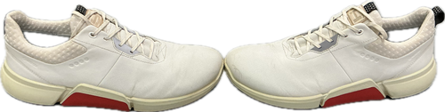 Vist Large View of Product Image Which is Used Ecco Mens Golf Shoes White Senior 10.5