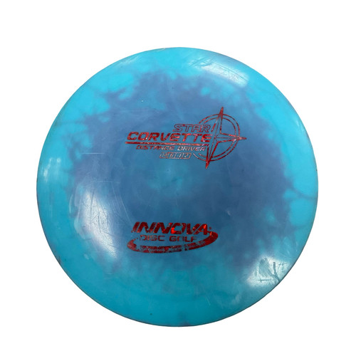 Vist Large View of Product Image Which is Used Innova S CORVETTE Disc Golf Driver Carolina Blue