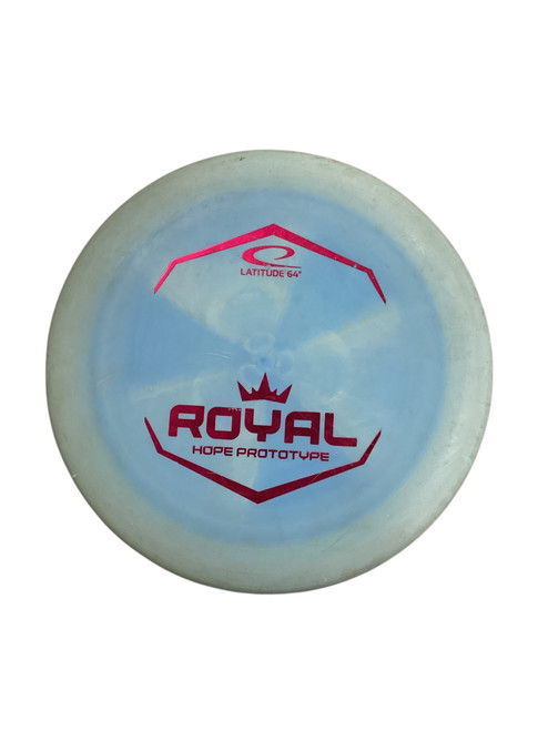 Vist Large View of Product Image Which is Used Latitude 64 ROYAL HOPE PROTOTYPE Disc Golf Putter Royal Blue