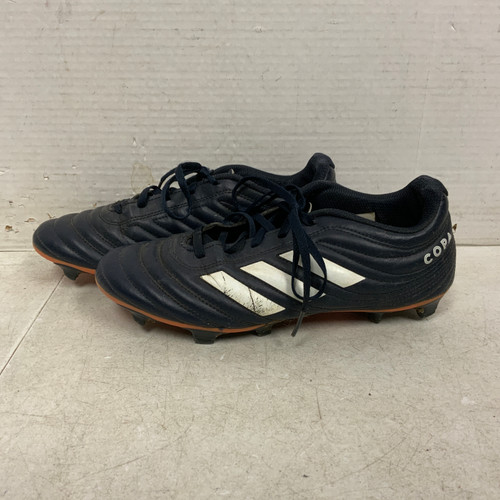 Vist Large View of Product Image Which is Used Adidas Soccer Cleats Navy Blue Senior 7.5