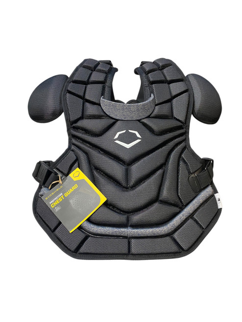 Vist Large View of Product Image Which is Used Evoshield WB57092 Catchers Chest Protector Black Adult