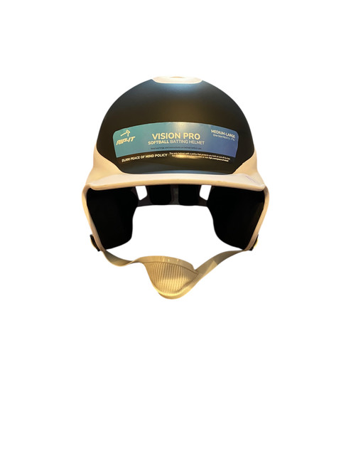 Vist Large View of Product Image Which is Used RIP-IT VISION PRO Batting Helmet w/Mask Black M/L