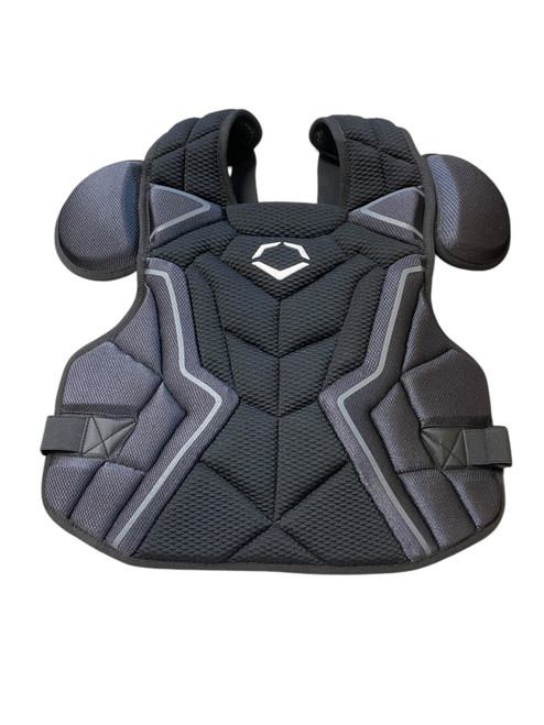 Vist Large View of Product Image Which is Used Evoshield WB57092 Catchers Chest Protector Black Adult