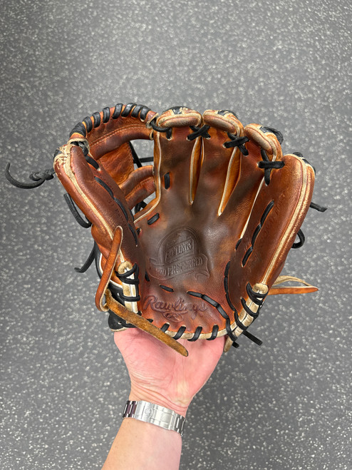 Vist Large View of Product Image Which is Used Rawlings Pro Preferred PROS314-2BRB BB/SB Glove RH Throw Brown 11 1/2"