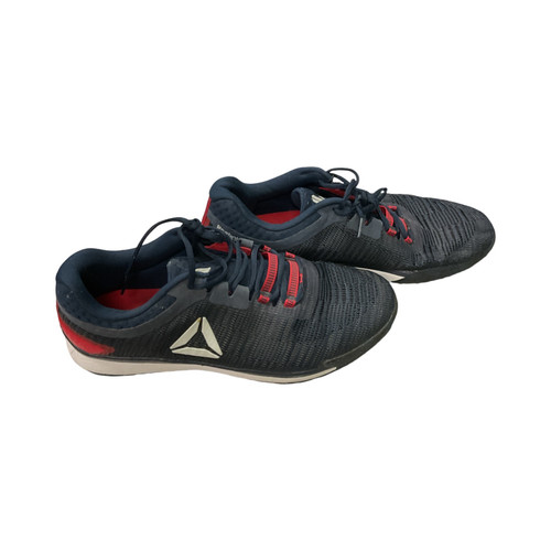 Vist Large View of Product Image Which is Used Reebok TURF SHOES BB/SB Cleats Navy Blue Youth 12.0