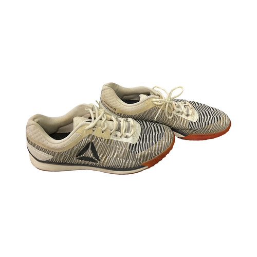 Vist Large View of Product Image Which is Used Reebok TURF SHOES BB/SB Cleats White Youth 12.5