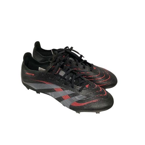 Vist Large View of Product Image Which is Used Adidas PREDATOR ELITE Soccer Cleats Black Senior 10