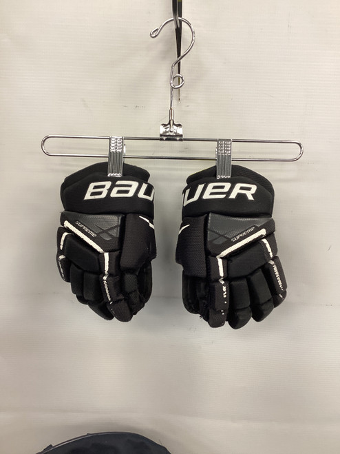 Vist Large View of Product Image Which is Used Bauer SUPREME ULTRA SONIC Youth Gloves Black 9"