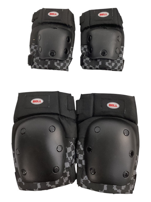 Vist Large View of Product Image Which is Used Bell Skateboard Elbow Pads Black Junior