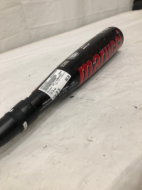 Vist Large View of Product Image Which is Used Marucci CAT X MJBBCCPX2 BB/SB USSSA 2 3/4 Bat 26"