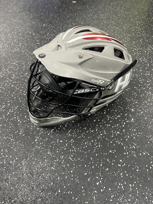 Vist Large View of Product Image Which is Used Cascade CPX-R Lacrosse Helmet Grey One Size