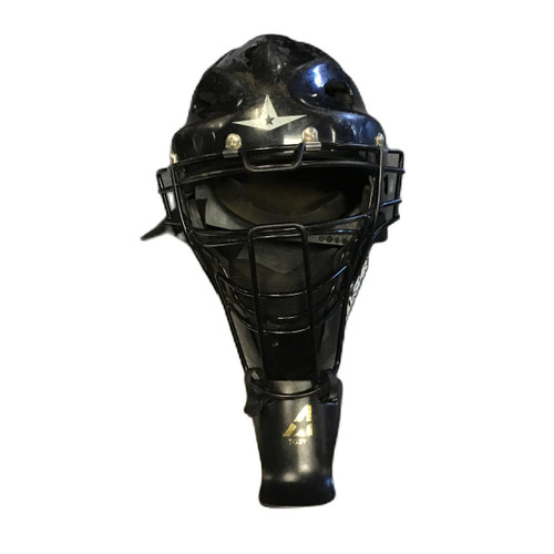 Vist Large View of Product Image Which is Used All-Star Catchers Helmet w/Mask Black One Size