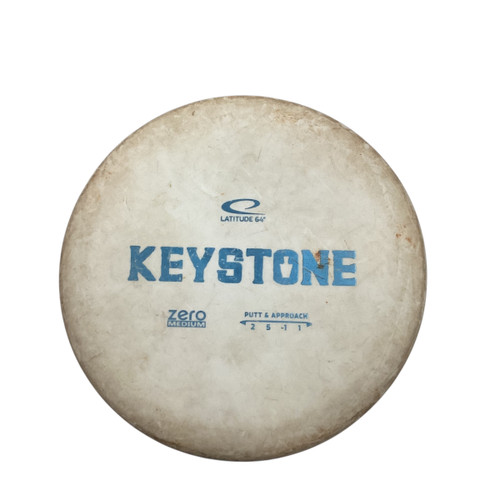 Vist Large View of Product Image Which is Used Latitude 64 KEYSTONE Disc Golf Putter White