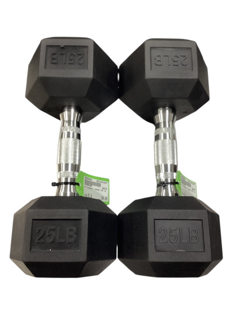 Vist Large View of Product Image Which is Used Hex Dumbbell (Each) 25 lb