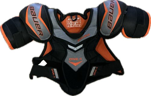 Vist Large View of Product Image Which is Used Bauer SUPREME ONE.4 Junior Shoulder Pads LG